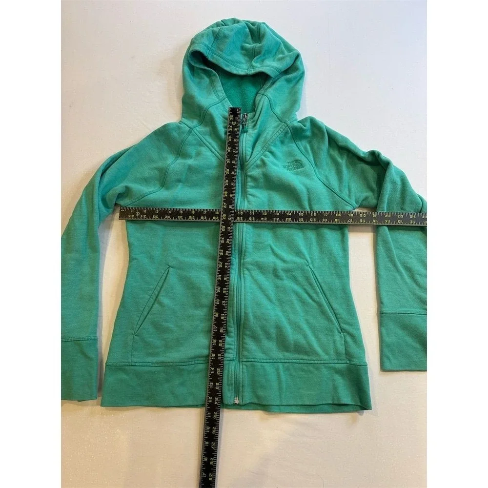 The North Face Women's Full Zip Hoodie Green Size L Casual Fall - Picture 3 of 6